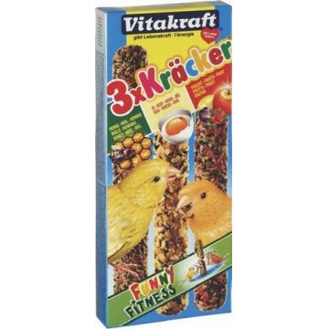 Vitakraft Baton Canar Trio Mix Ou/Caise/Miere 3 buc 90 g