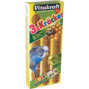 Vitakraft Baton Perus Trio Mix Ou/Caise/Miere 3 buc 90 g