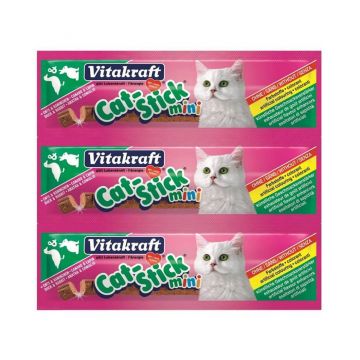 Vitakraft Baton Pisica Mini Iepure Si Rata 3 Buc
