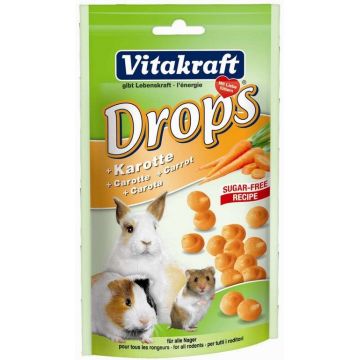 VITAKRAFT DROPS ROZATOARE MORCOV 75 G