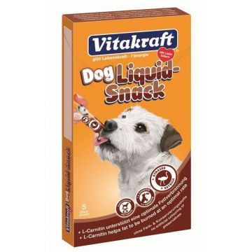 Vitakraft Snacks Caine Liquid Strut/L-Carnitina 5x20 g