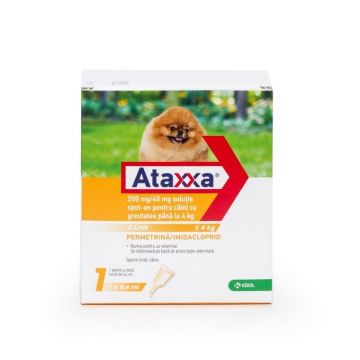 Ataxxa Dog 40 (< 4 kg), 1 pipeta