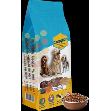 Campion, hrana uscata pentru caini adulti, cu vita si pui, 7.5 kg