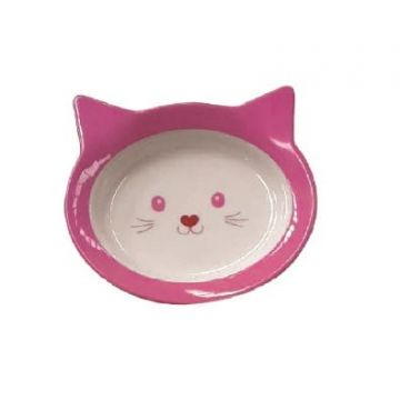 Castron pentru pisici Tatrapet, Melaminat, 200 ml, 16.5 x 15 x 2.8 cm