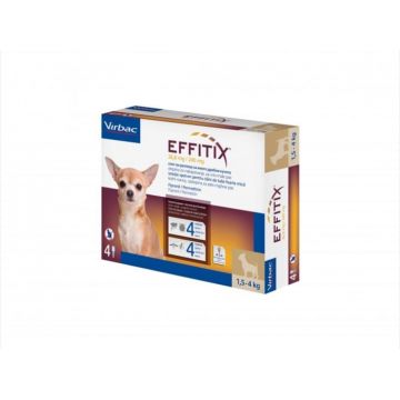 Effitix XS (1,5 - 4 kg) x 4 pipete