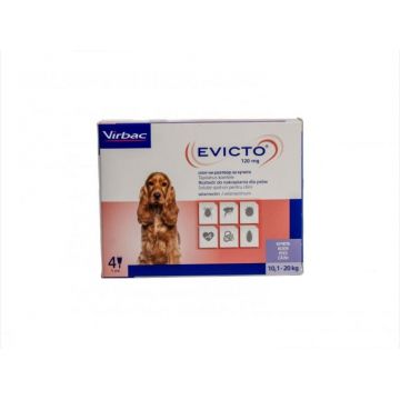 Evicto caini 120mg 10.1-20 kg x 4 pipete