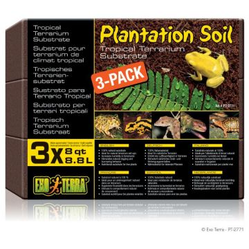 Exo Terra Asternut Plantation Soil 8.8 L x 3 buc
