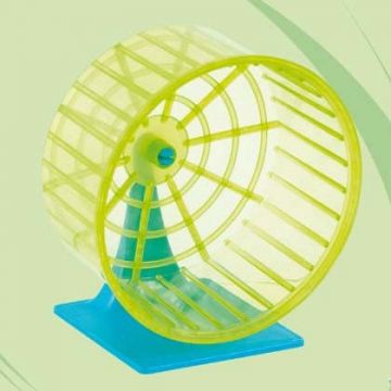 FOP Roată din plastic pentru rozătoare, cu suport, diametru 14cm