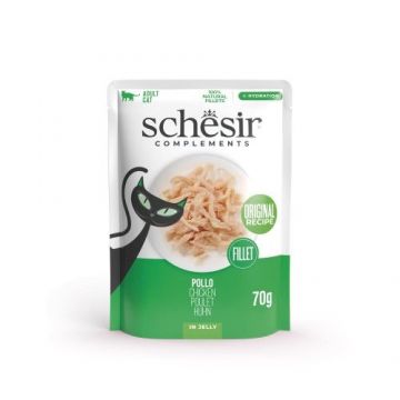 Hrana umeda pisici, Schesir, Pui in Jeleu, 70 g