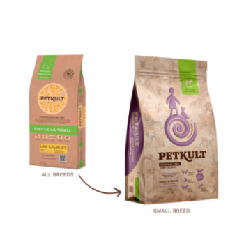 Hrana uscata pentru caini Petkult Sensitive Low Callories AdultSenior Talie Mica 3 kg