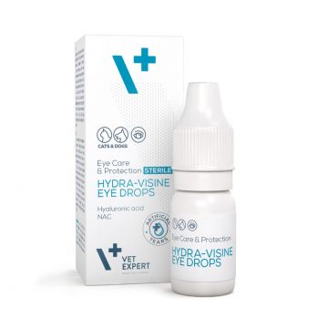 HYDRA-VISINE EYE DROPS – Picături Oftalmice Sterile pentru Câini și Pisici