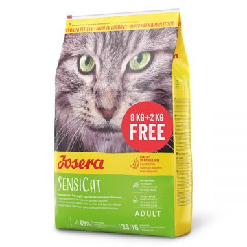Josera Sensicat Promo Pack 8+2 kg