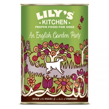 Lily's Kitchen an English Garden Party Tin for Dogs 400 g