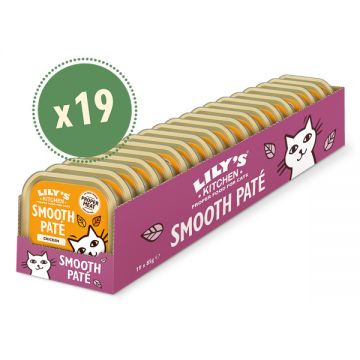 Lily's Kitchen Cat Adult Smooth Chicken Pate 19x85 g