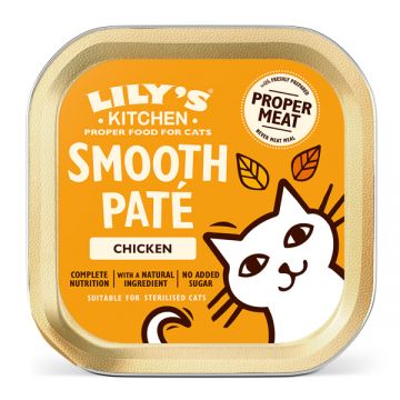 Lily's Kitchen Cat Adult Smooth Chicken Pate 85 g