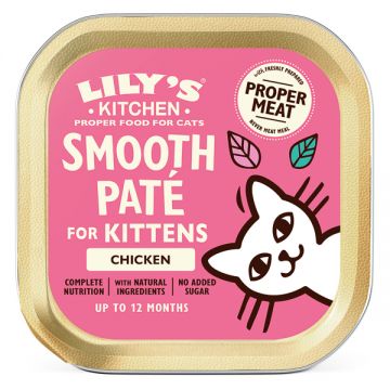 Lily's Kitchen Smooth Chicken Pate for Kittens 85 g