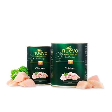Nuevo Dog Adult Cu Pui Conserva, 800 g