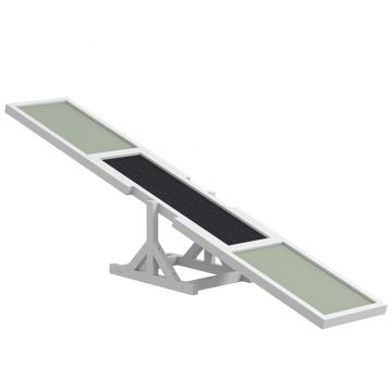 PawHut Balansă pentru Agility, antiderapantă, suportă până la 50 kg, 180 x 30 x 30 cm | Aosom Romania