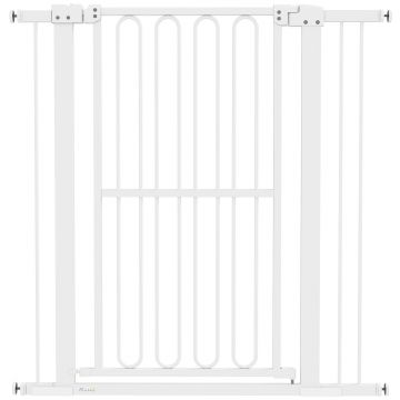PawHut Grilaj de protecție pentru ușă pentru câini, 76-104 cm grilaj fără găurire, grilaj pentru scări | Aosom Romania