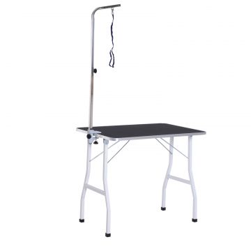 PawHut Masă pentru Toaletat și Tuns Câini sau Pisici Pliabilă, 91.5x61.5x77cm
