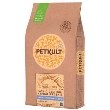 PETKULT Probiotics Starter JUNIOR, Raţă şi orez 8kg