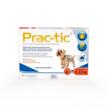 Prac-tic VS 56.25 mg (2 - 4.5 kg), 3 pipete