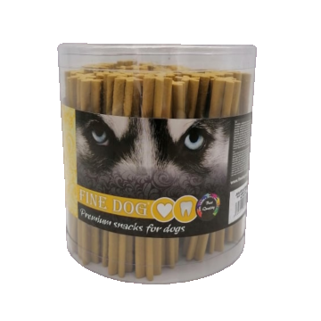 Recompense pentru caini Fine Dog, Branza, 50 bucati, 12.5 cm