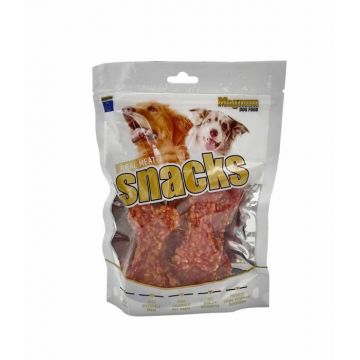 Recompense pentru caini Magnum, Mini os, Pui si orez, 250g