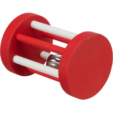Trixie Jucarie Xmas Rola cu Clopotel, Lemn, 5x7 cm, 926541