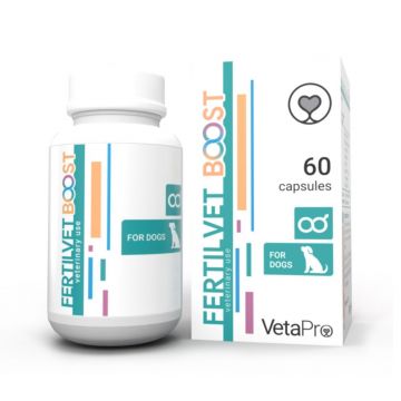 Vetapro Fertilvet Boost Impuls, Fertilitate Caini Masculi, 60 capsule