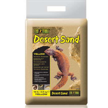 Asternut galben pentru terariu Exo Terra Desert Sand 10L 4.5 kg