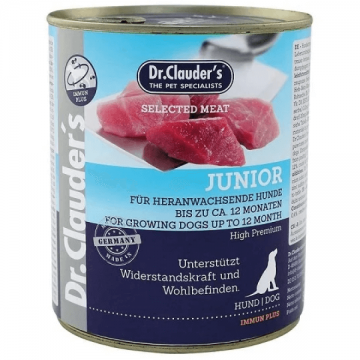 Hrana pentru caini Dr. Clauder's Selected Meat Junior 800g