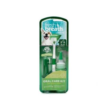 Kit Igiena Orala Caini Talie Mica Tropiclean Fresh Breath