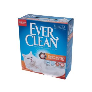 Nisip Igienic Ever Clean Fast Acting, 6 l