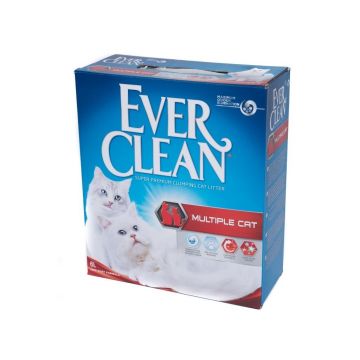 Nisip Igienic Ever Clean Multiple Cat, 10 l