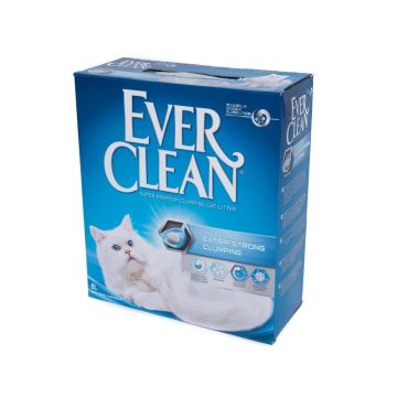 Nisip Litiera Ever Clean Extra Strong Clumping - Fara Parfum, 6 l