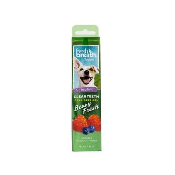 Tropiclean Fresh Breath Oral Care Gel Berry Fresh, 59 ml ieftin