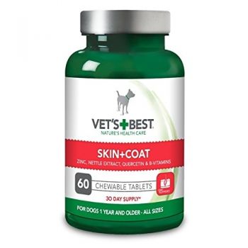Vitamine pentru caini Vet's Best Skin and Coat 60 tablete