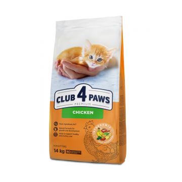 Club 4 Paws Premium Kitten - Hrana uscata pentru pisoi - Pui - 14kg