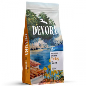 DEVORA STARTER & PUPPY GF MINI CURCAN CU HERING 4KG