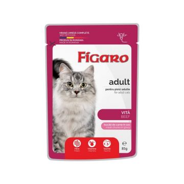 Figaro, hrana umeda completa cu vita pentru pisici adulte 100 g