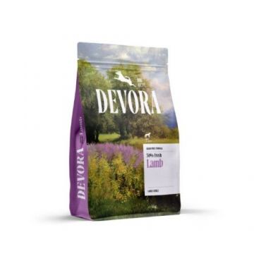 Hrana semi-umeda caini, Devora Dog Semi-Moist Adult Large Breed Grain Free Monoprotein, Miel, 4 kg