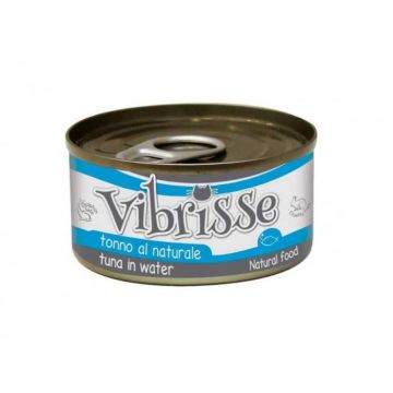 Hrana umeda pentru pisici Croci Vibrisse Natural, Ton, 24 x 70g