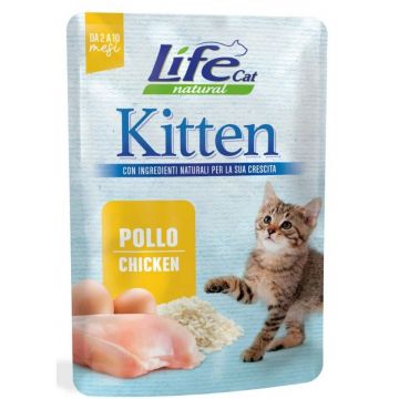 Hrana Umeda Pisici, Life Natural Junior, Pui, 70 g