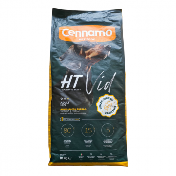 Hrana uscata pentru caini Cennamo HT Vid, Adult Mini, Miel si bivol, 10kg
