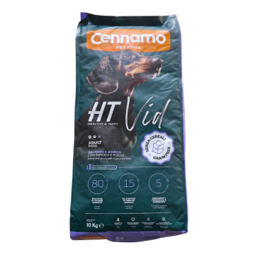 Hrana uscata pentru caini Cennamo HT Vid, Adult Mini, Somon si hering, 10kg