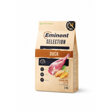 Hrana uscata pentru caini Eminent Selection Senior, Rata, Grain Free, 22 10, 2kg