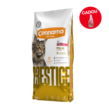 Hrana uscata pentru pisici Cennamo Prestige Sterilized, Adult, Pui, 10kg