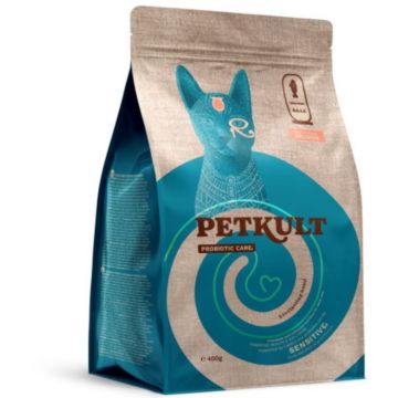 Hrana uscata Petkult Probiotic Care Sensitive pentru pisici cu Somon 7 kg