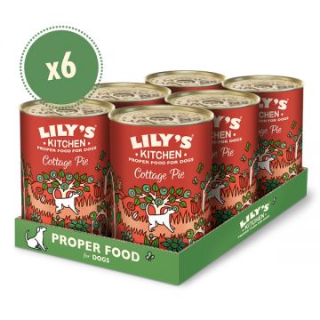 Lily's Kitchen Dog Cottage Pie Tin 6 x 400 g